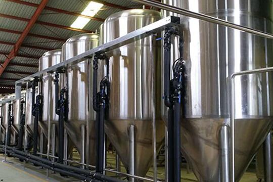 The fermentation tanks make by ZYBREW