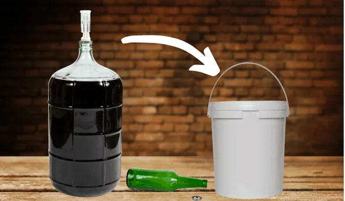 transfer beer from fermenter to bottling keg