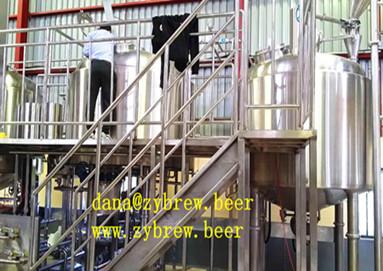 Installing 2000L brewery project in Africa market