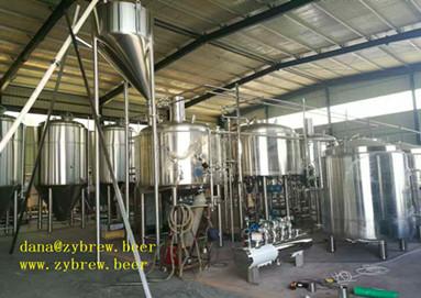 2000L whole brewery equipment for Africa market