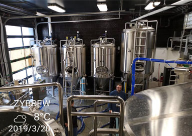 Brewery System Of ZYBREW Installed In North America