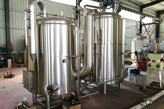 3HL 5HL 10HL Or 3BBL 5BBL 7BBL 10BBL Gas Fired Brewhouse