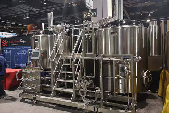 3HL 5HL 10HL Or 3BBL 5BBL 7BBL 10BBL Gas Fired Brewhouse