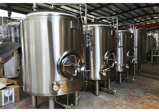 How to clean microbrewery equipment before use?